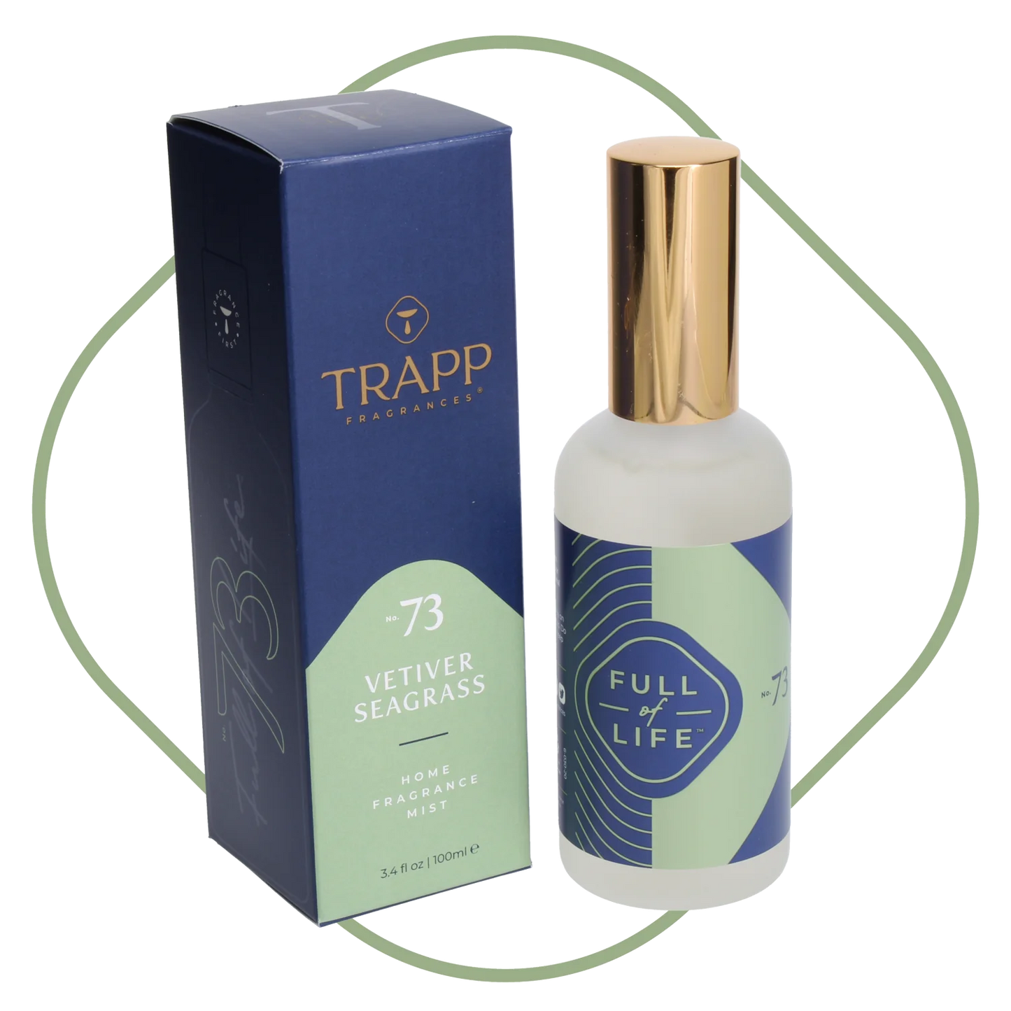 Trapp No. 73 Vetiver Seagrass Home Fragrance Mist