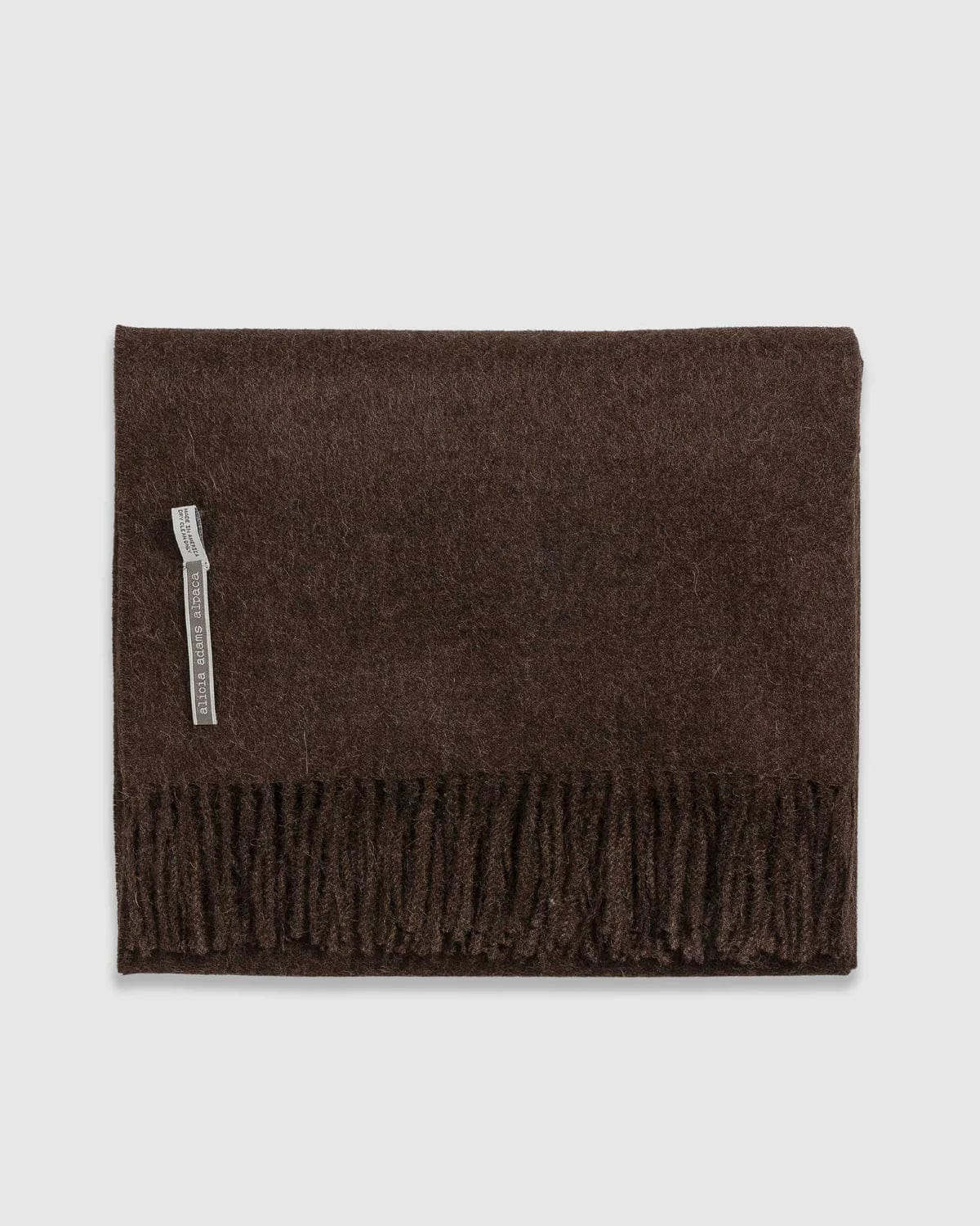 Baby Alpaca Throw-Bark