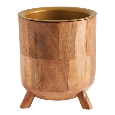 Acacia Wood Candle Holder