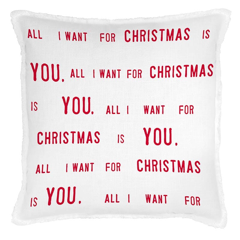 All I Want for Christmas Pillow - Holiday