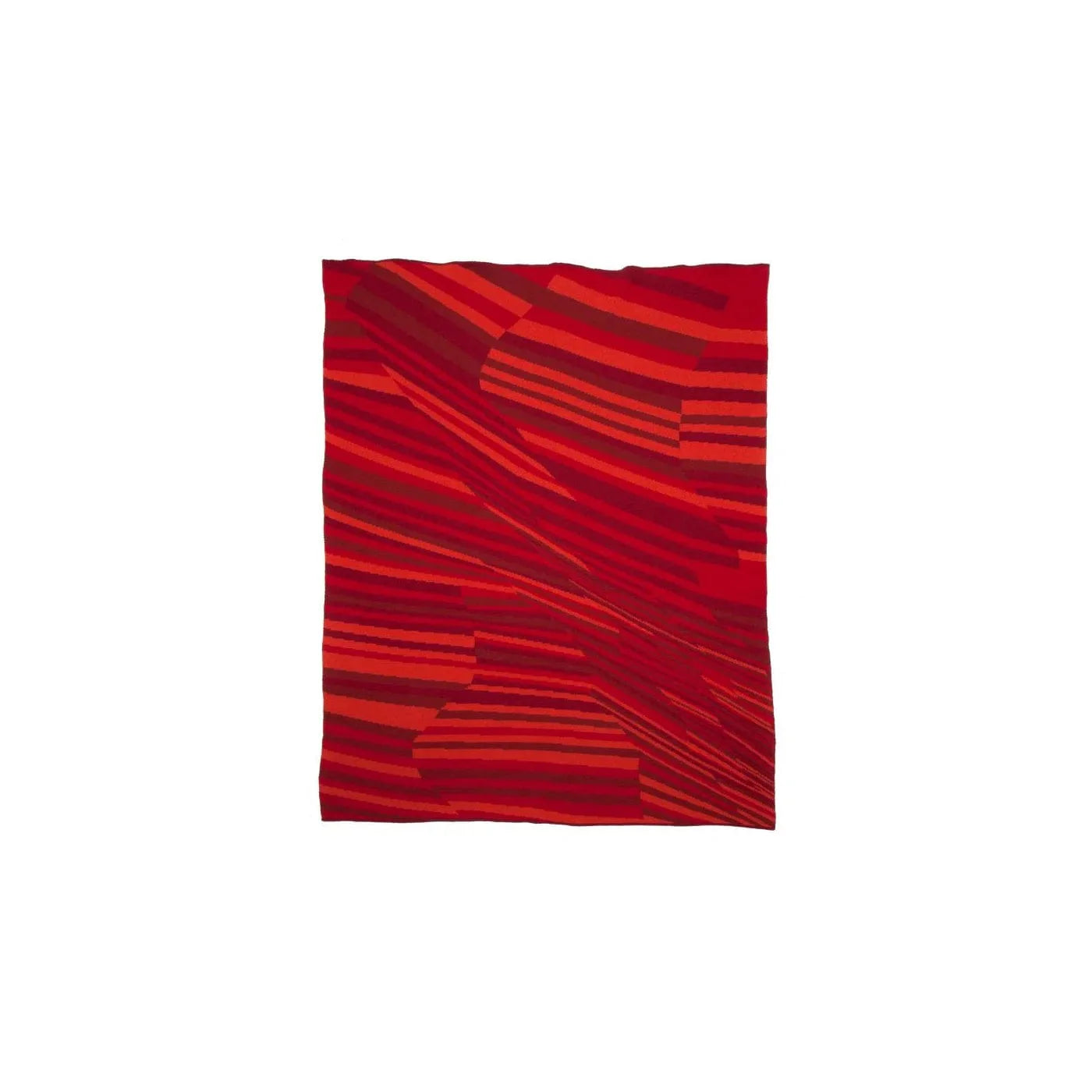 Alpenglow by Jill Malek Throw in Lipstick/Cherry/Pomegranate/Saffron - Throw