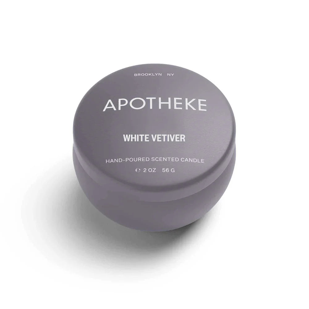 Apotheke White Vetiver Candle - White Vetiver Mini Candle - Candle