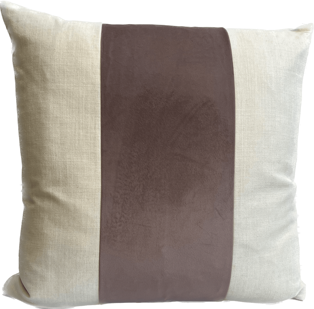 Brooklyn Bisque/Rose Linen Velvet Pillow - Pillows