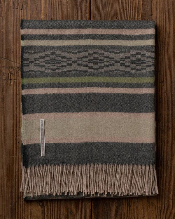 Casablanca Baby Alpaca Throw- Green - Throw