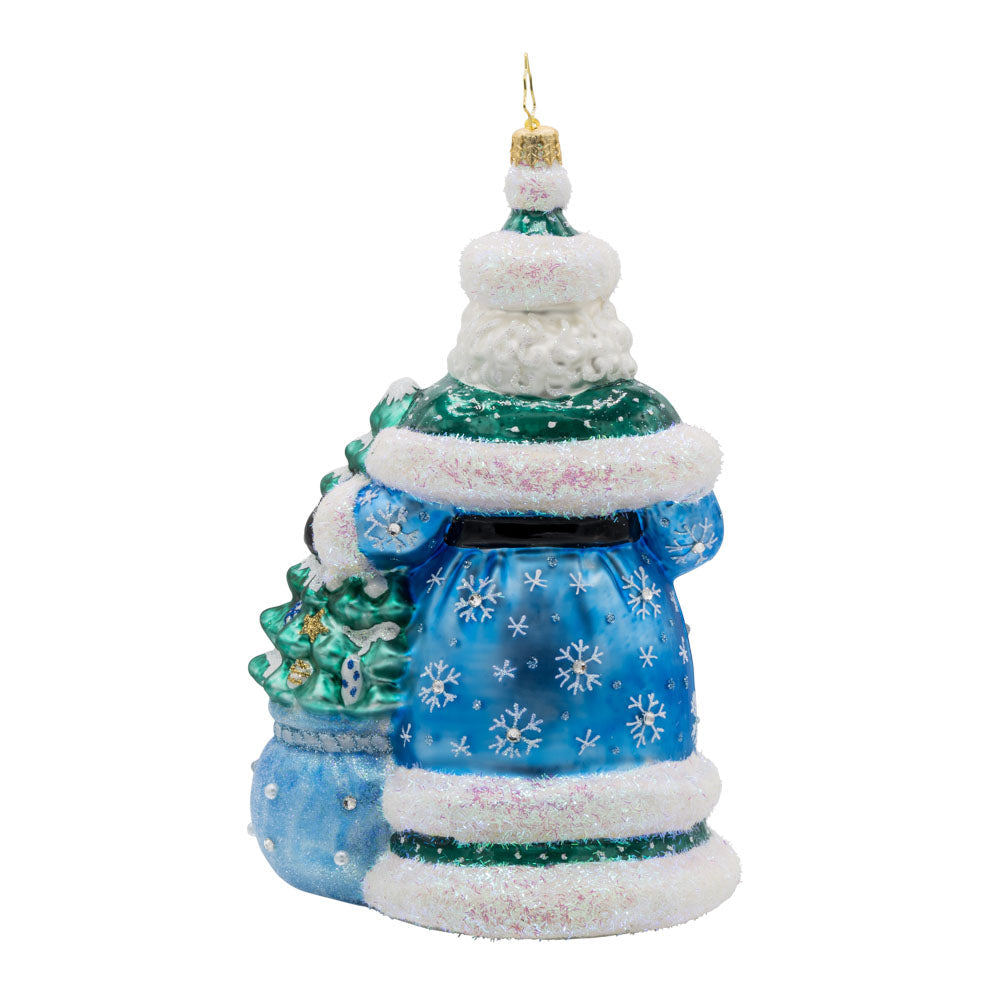 Christmas Enchanted Santa Ornament - Holiday