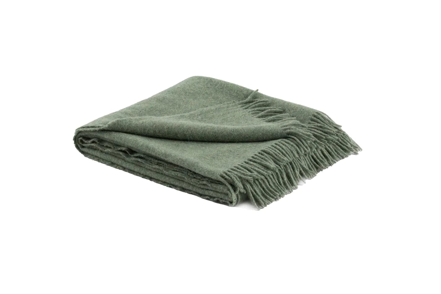 Sandoy Recycled Alpaca and Wool Light Green Throw