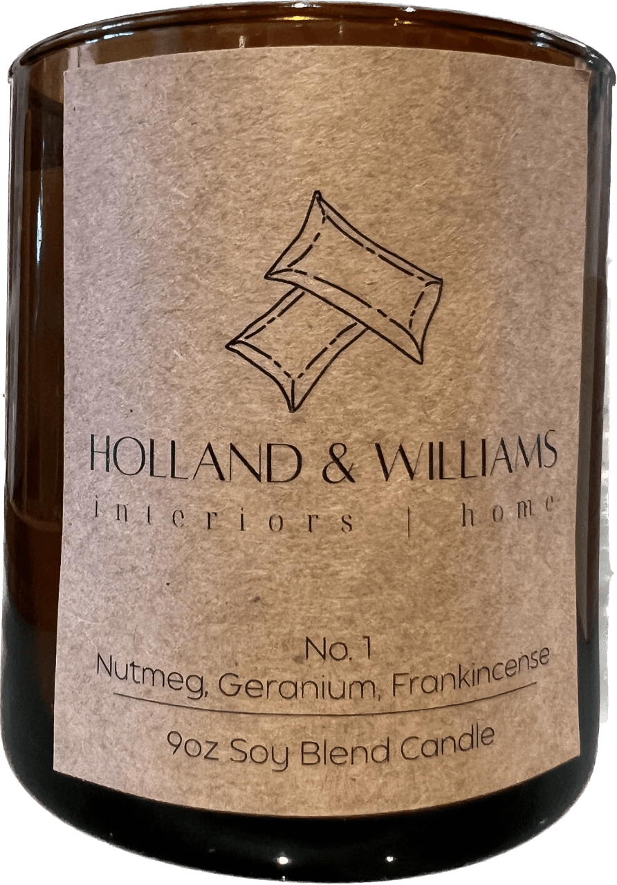 H&W Candle No.01 Nutmeg Geranium and Frankincense - Candle