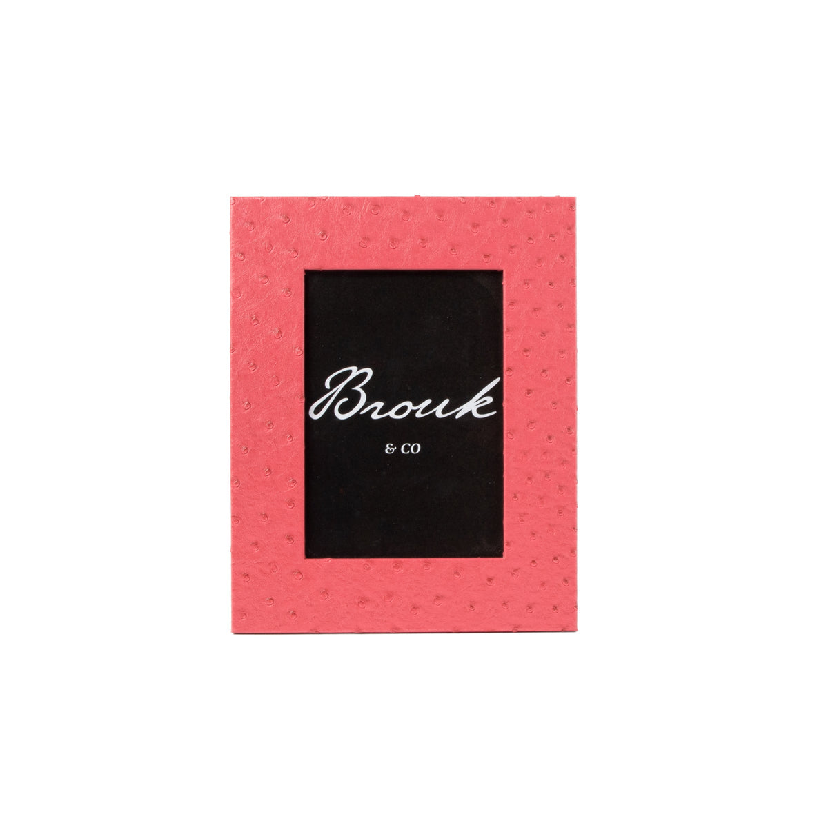 OSTRICH LEATHER PICTURE FRAME (5”x7”) - Frame