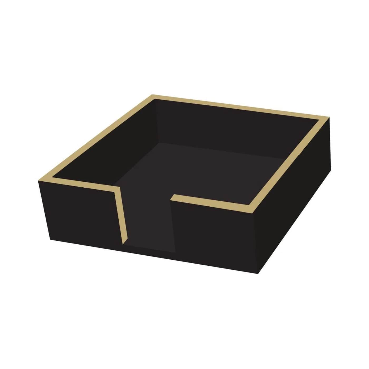 Beverage Napkin Caddy- Black