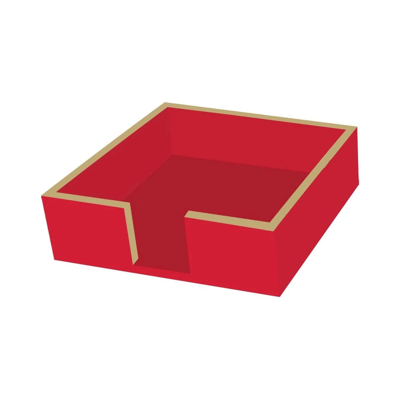 Beverage Napkin Caddy- Red