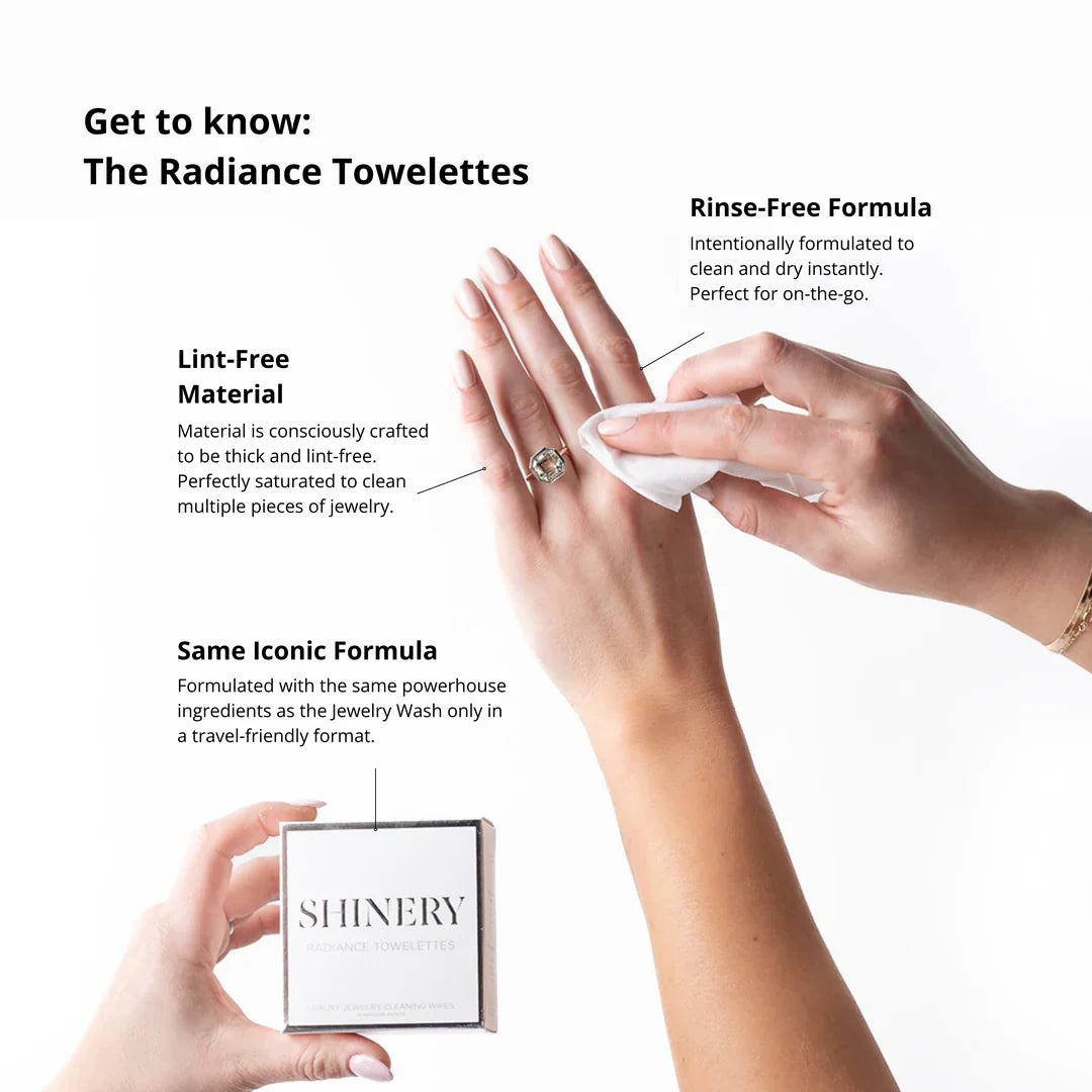 Shinery Radiance Towelette - Jewelry Cleaner
