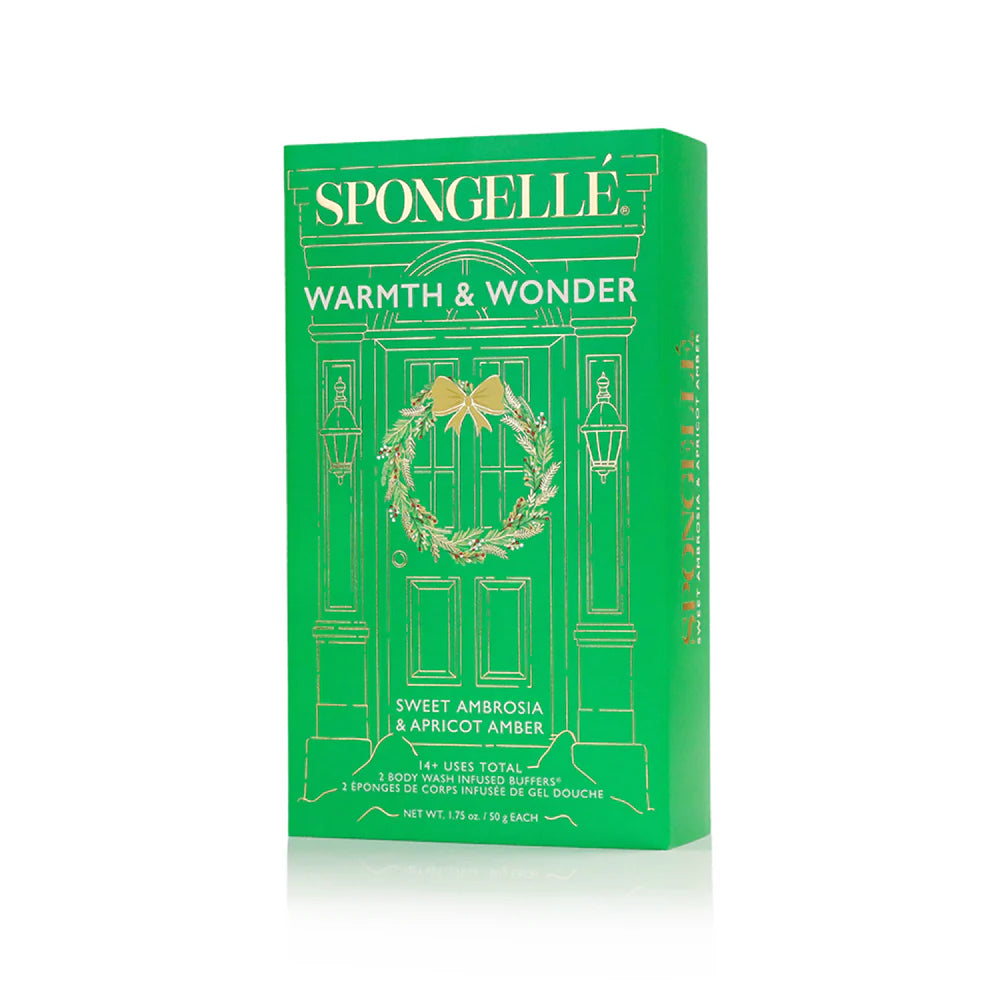 Spongelle Wreath Body Wash Infused Buffers - Warmth and Wonder Collection