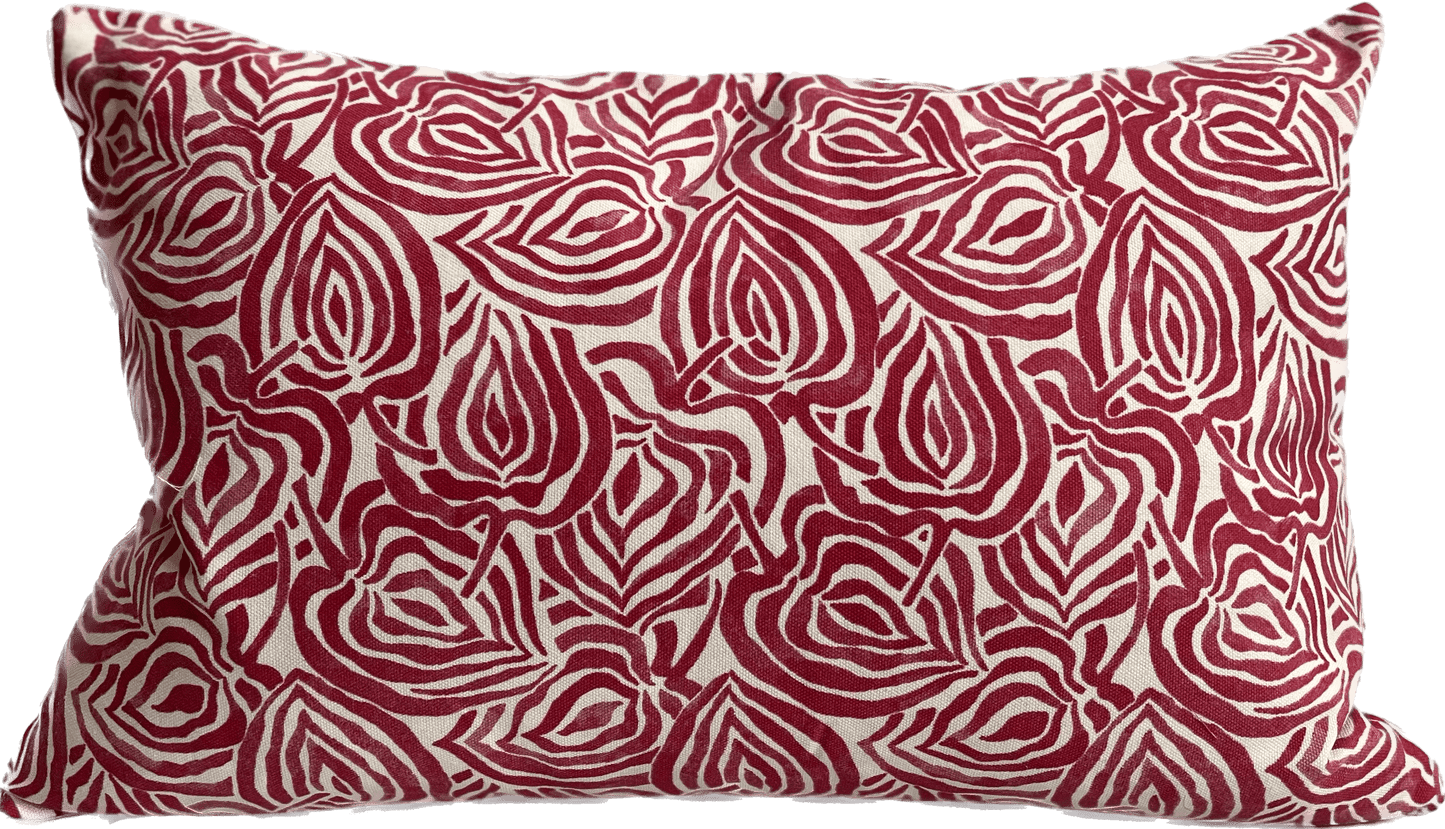 Swirl Pink Lumbar Pillow - Pillows
