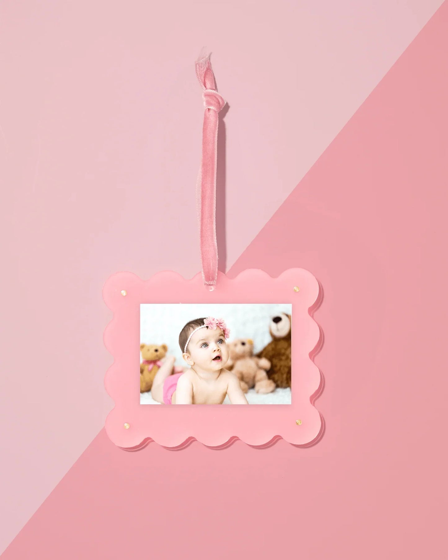 Tart by Taylor Frame Ornament - Light Pink - Holiday