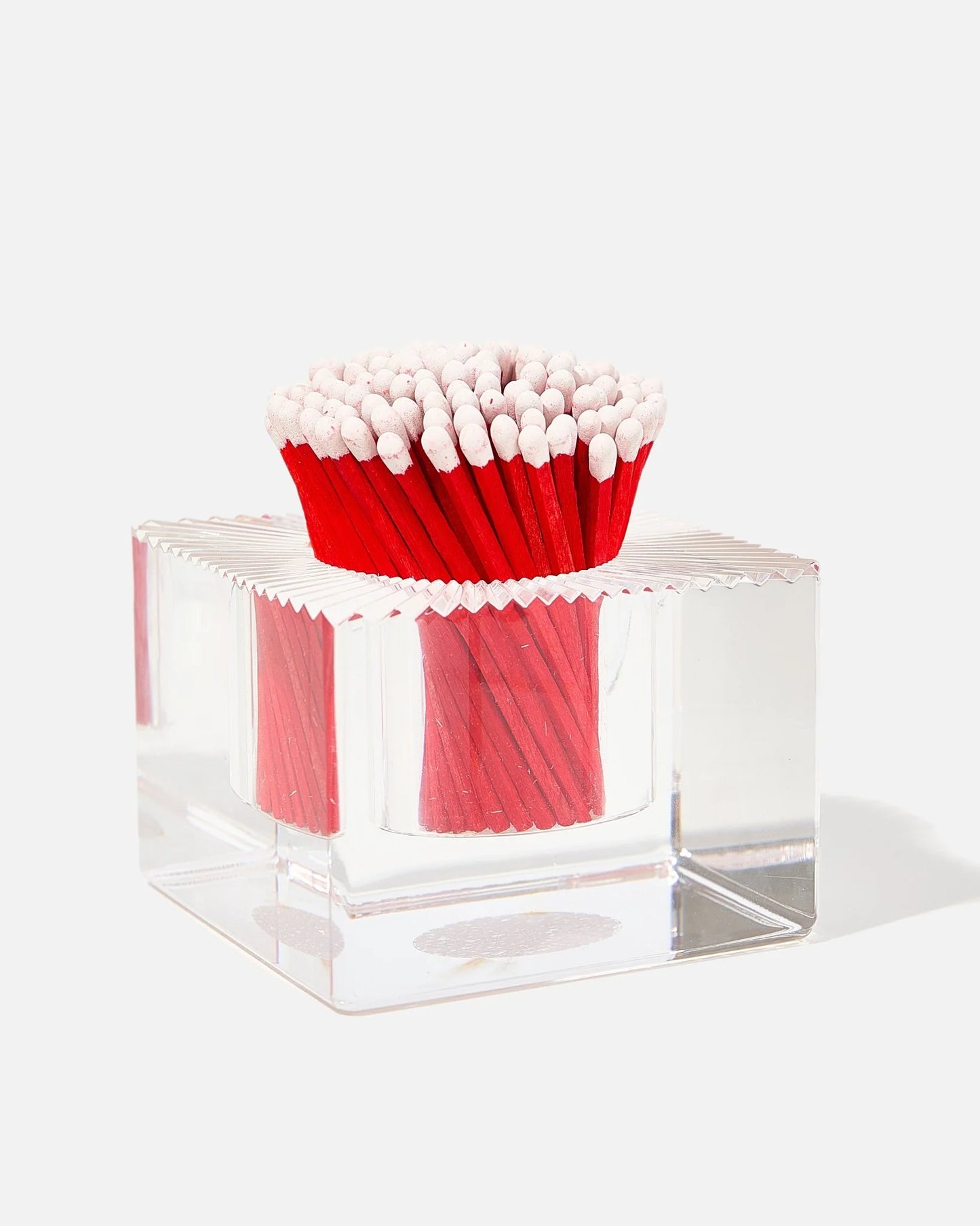 Square Acrylic Match Striker - Candy Cane
