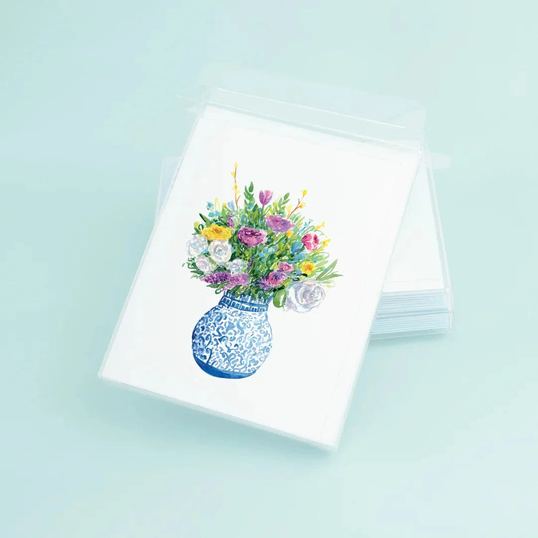 Taylor Paladino Ginger Jar Bouquet Boxed Cards - Boxed Cards
