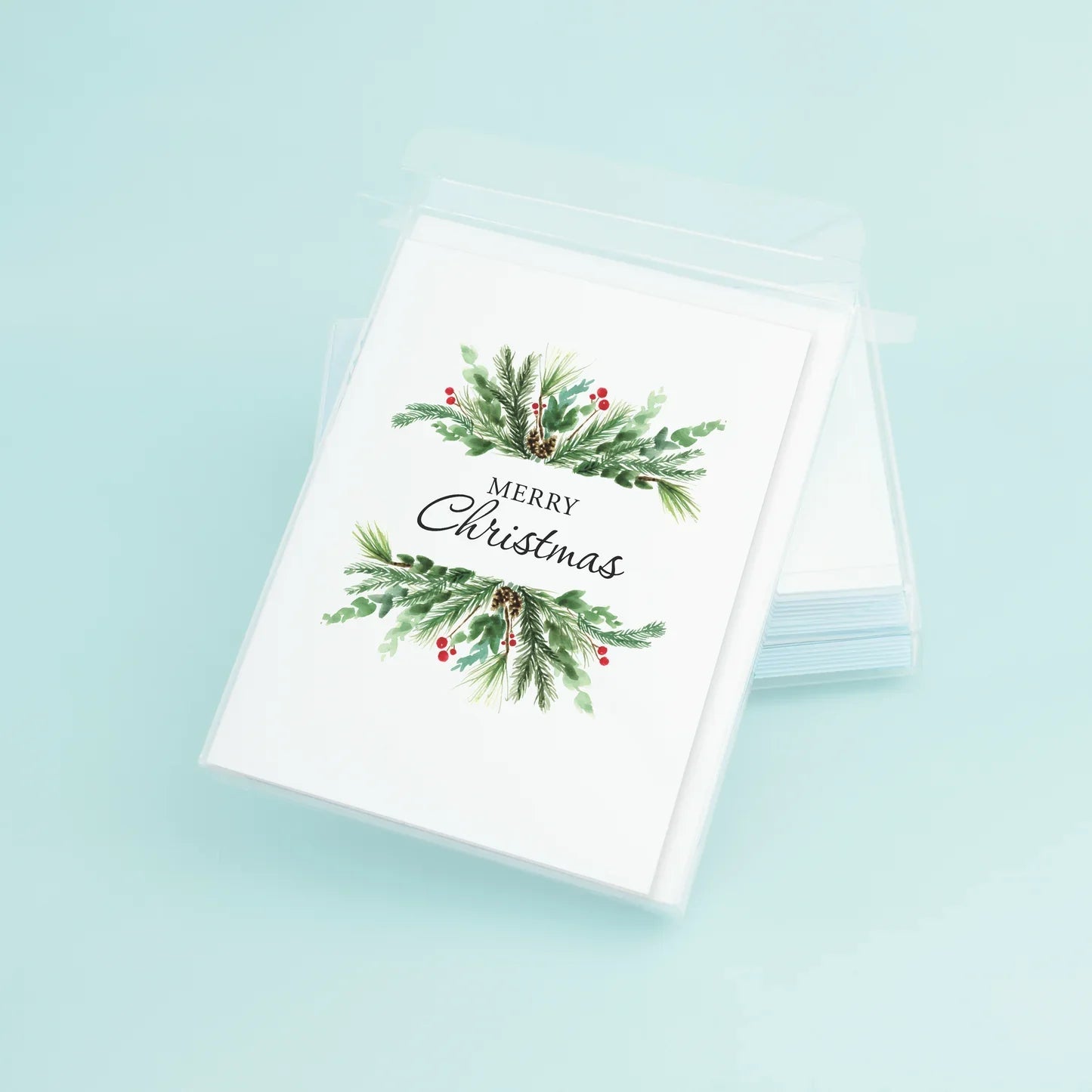 Taylor Paladino Holiday Boxed Cards - Floral Merry Christmas - Holiday