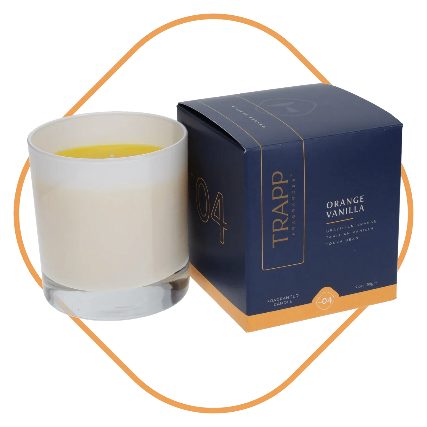 Trapp No.04 Orange Vanilla Signature Box Candle - Candle