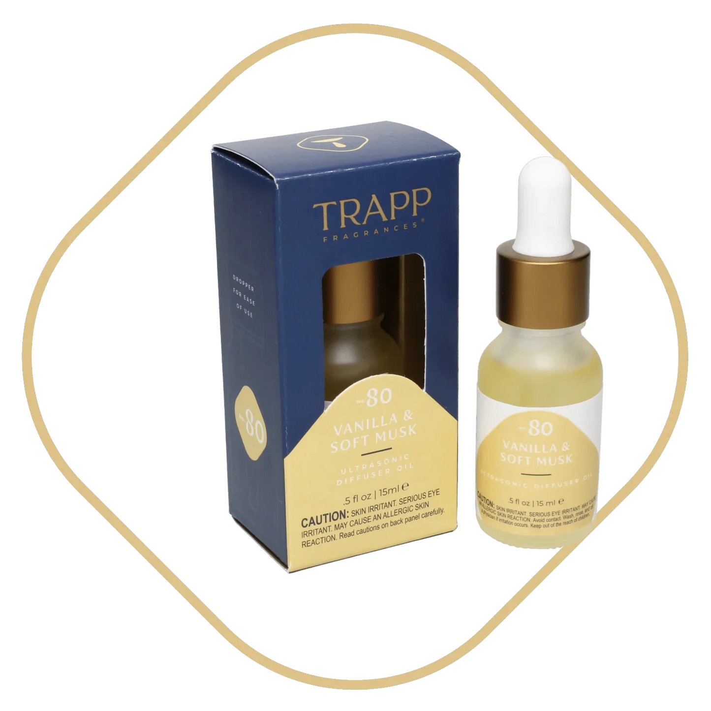 Trapp No. 80 Vanilla & Soft Musk Ultrasonic Diffuser Oil - Diffuser Oil