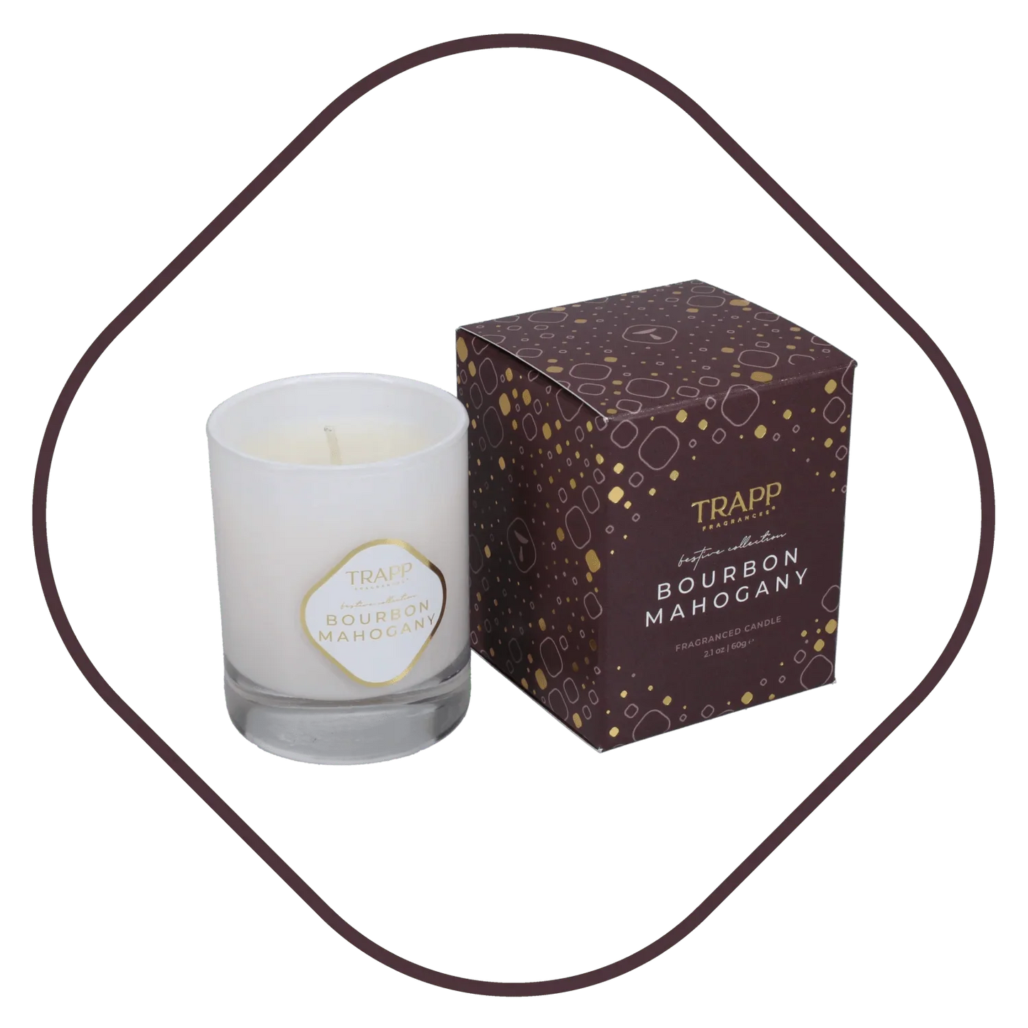 Trapp No. 97 Bourbon Mahogany Votive Candle - Candle