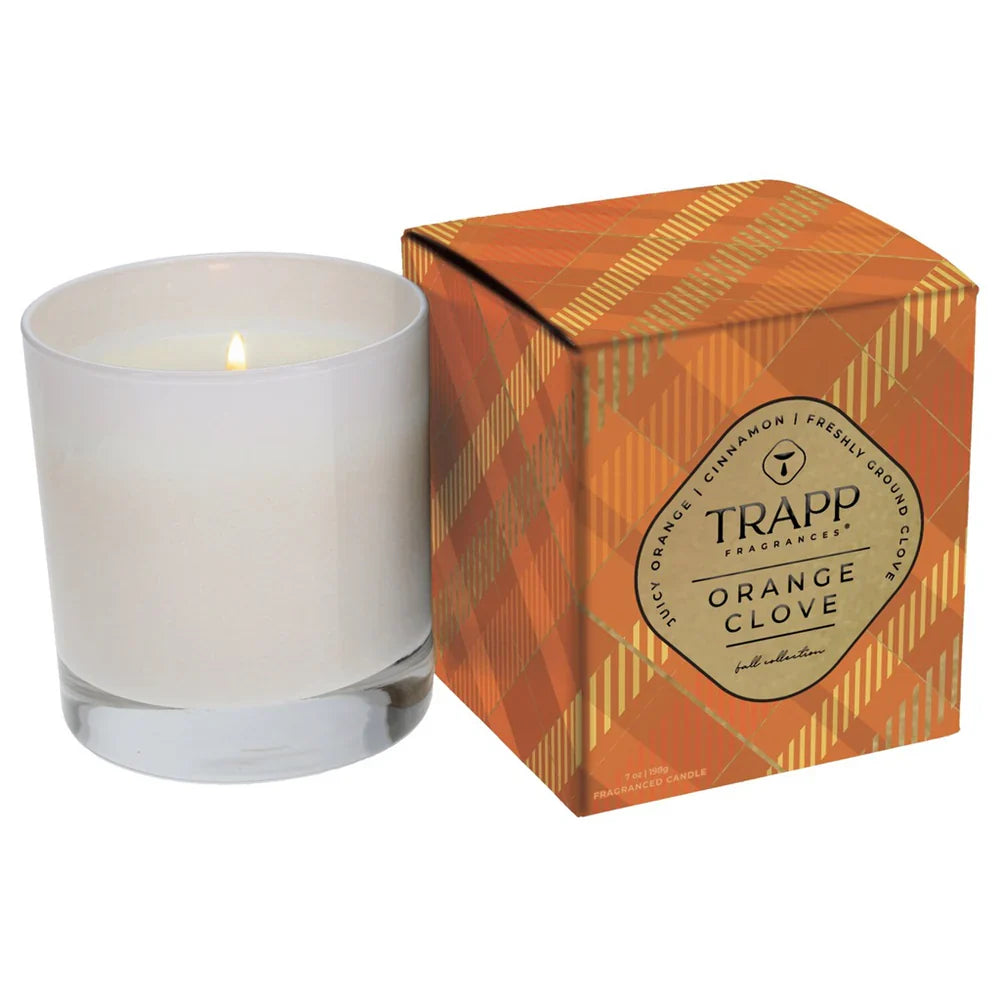 Trapp Orange Clove Signature Candle - Holiday Home Fragrance