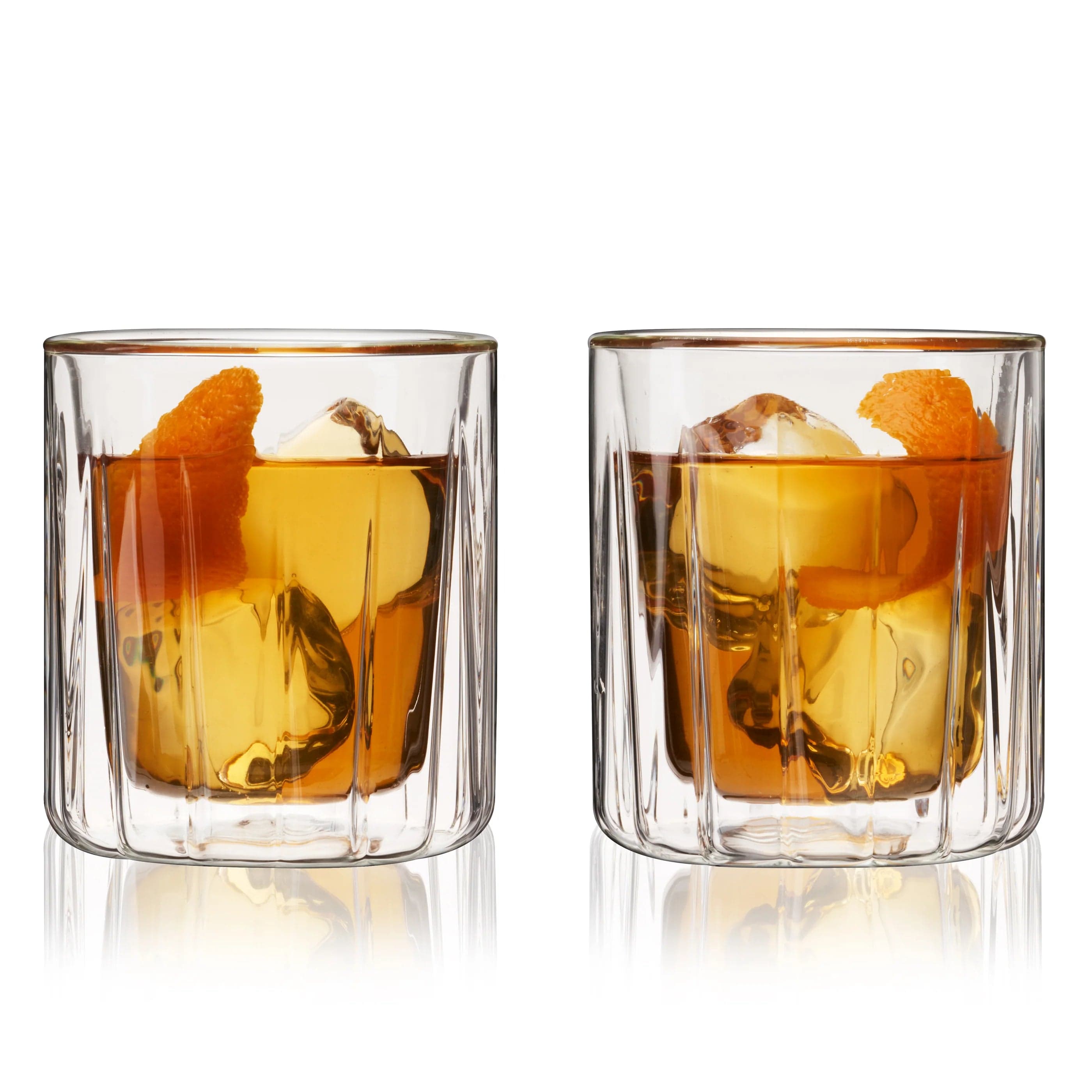 Double Walled Rocks Glasses Set of 2 Holland & Williams Home