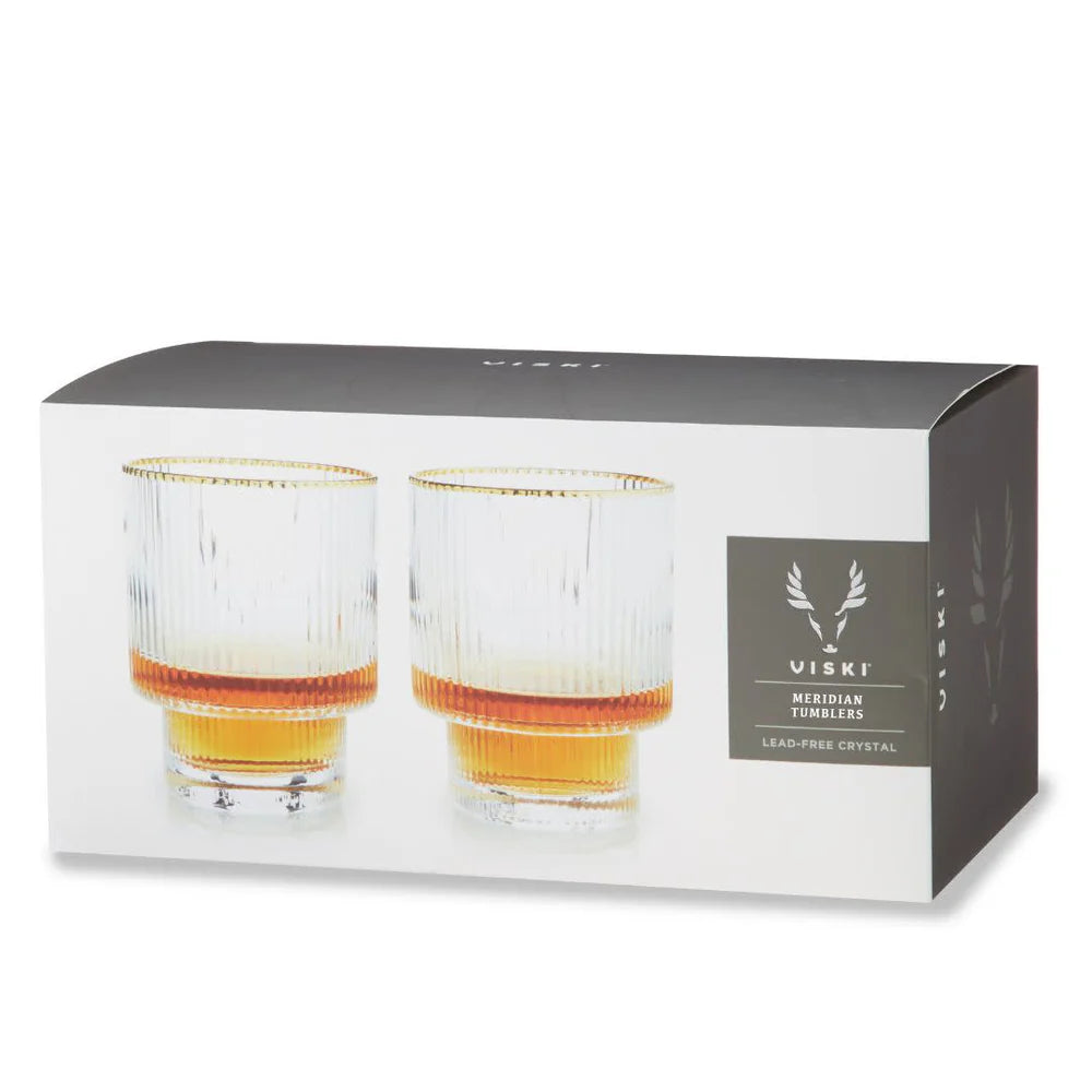 Meridian Crystal Tumblers - Set of 2