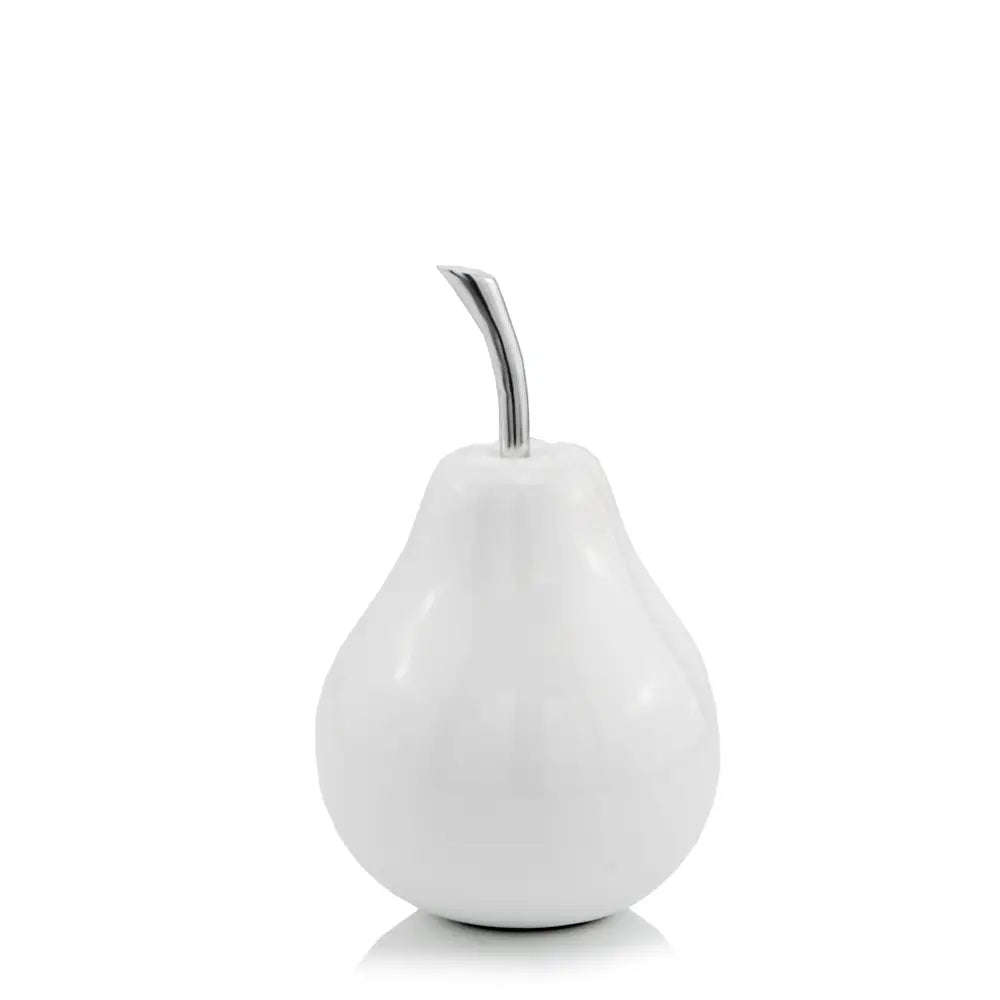 White Pear “Pera Blanco” Decorative Object - Home Decor