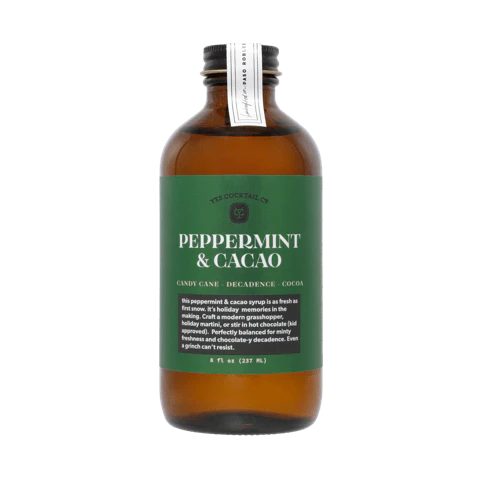 Yes Cocktail Co. Peppermint & Cacao Holiday Syrup - Specialty Foods