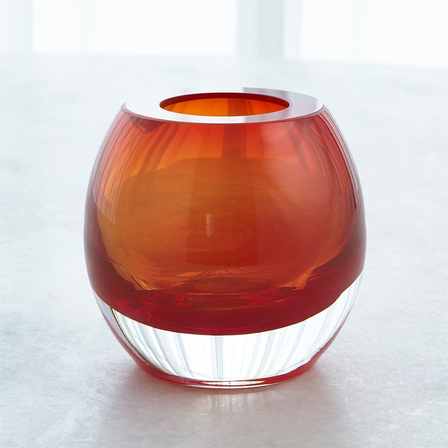 Color Drop Votive Burnt Orange