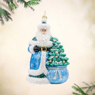 Christmas Enchanted Santa Ornament
