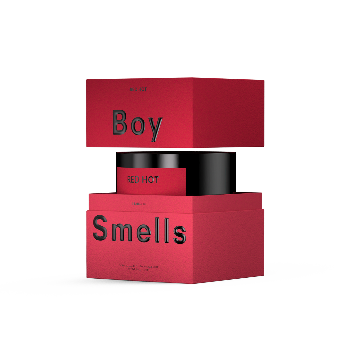 Boy Smells Red Hot Candle
