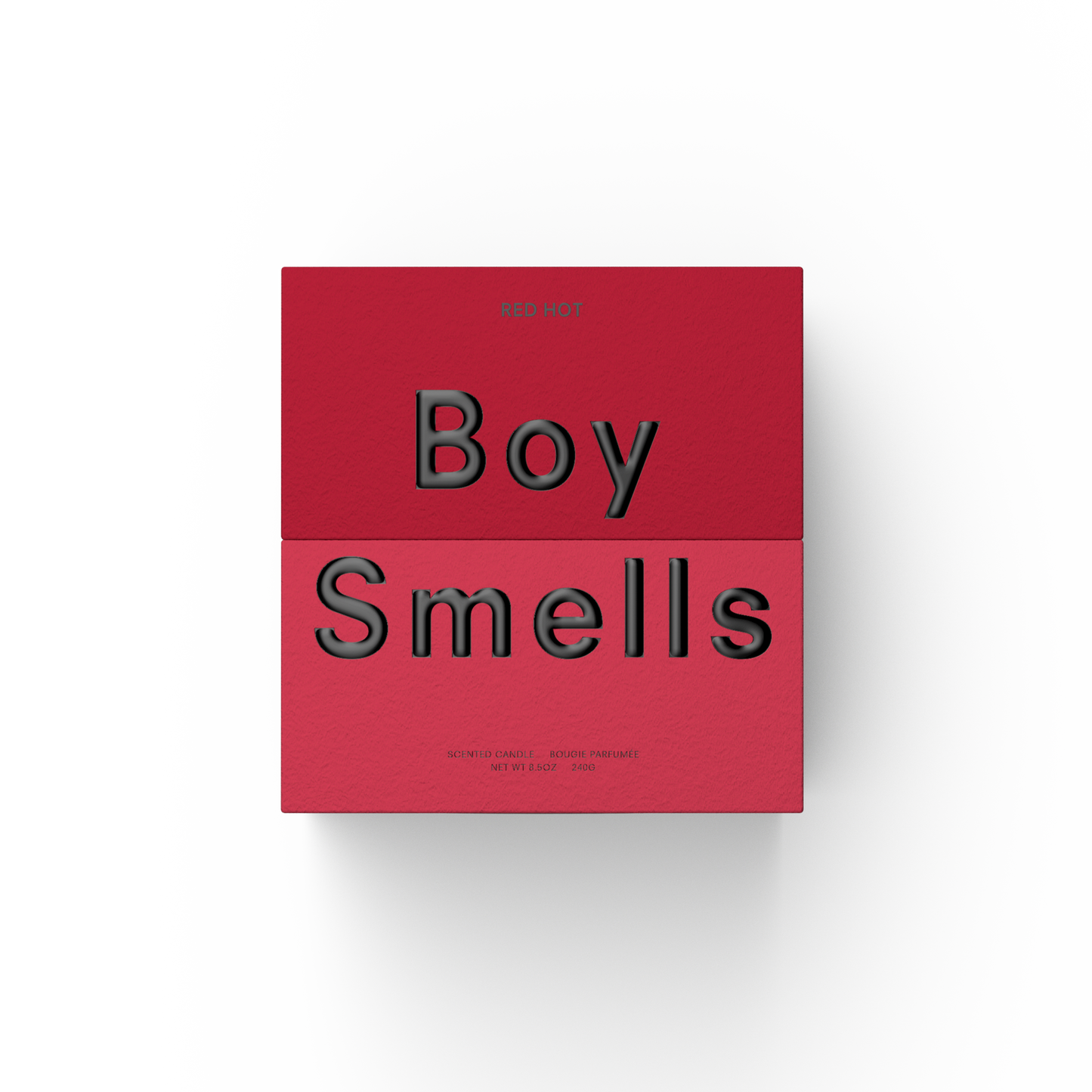 Boy Smells Red Hot Candle
