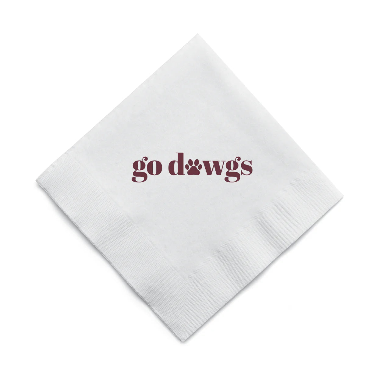 Go Dawgs Frosted Flex Cups and Beverage Napkins