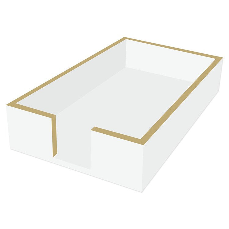 Lacquered Guest Towel Caddy