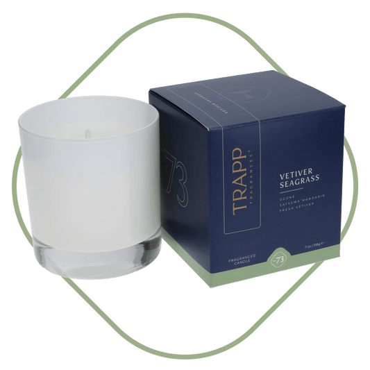 Trapp No.73 Vetiver Seagrass Signature Box Candle