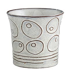 Abstract Carved Pot - Home Decor