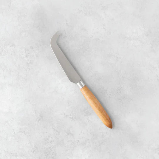 Acacia Wood and Stainless Steel Hard Cheese Knife - Kitchen
