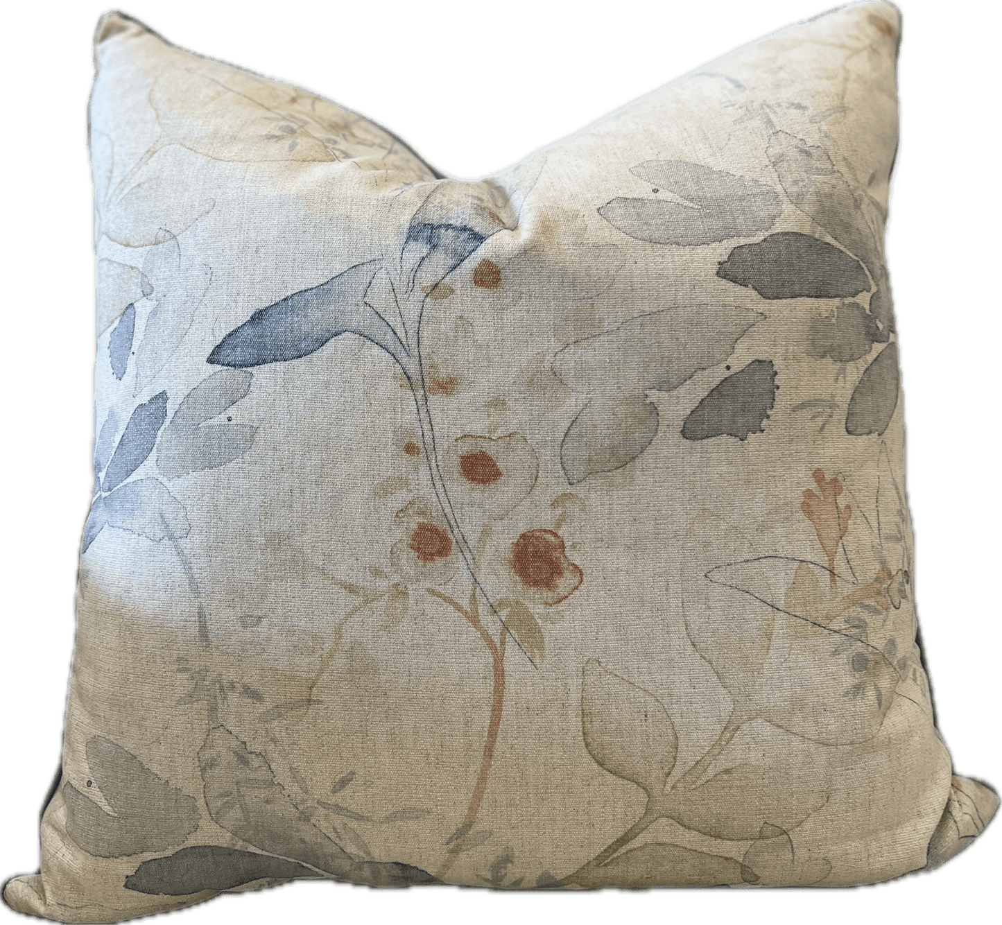 Adele Linen Floral Pillow-A Holland & Williams Signature Collection Pillow - Pillows