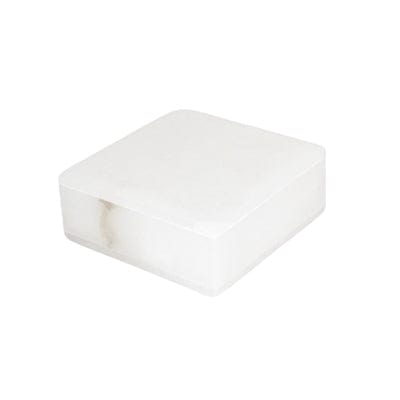 Alabaster Square Box- Small - Home Decor
