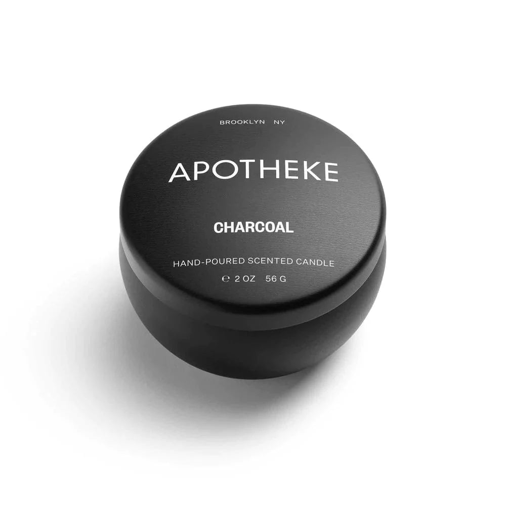 Apotheke Charcoal Candle - 2.5 oz mini tin candle - Candle