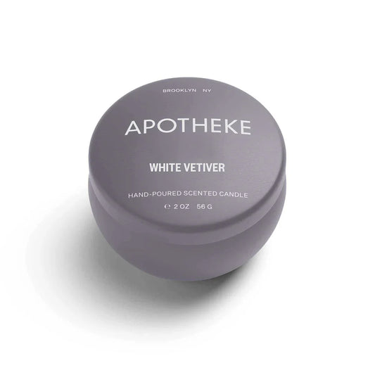 Apotheke White Vetiver Candle - White Vetiver Mini Candle - Candle