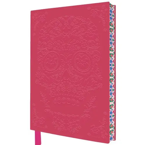 Artisan Art Embossed Journals - Flower Sugar Skull Journal - Journal