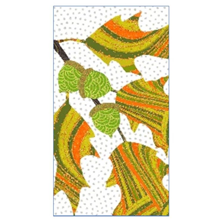 Autumn Beverage Napkins and Guest Towels - Fall Fancy Guest Towels