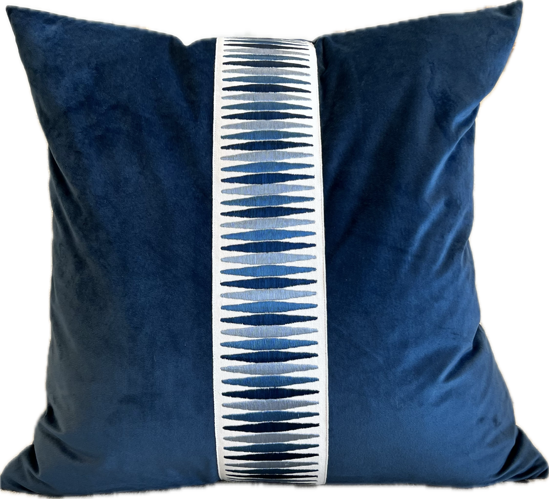 Bailey Velvet & Tape Pillow