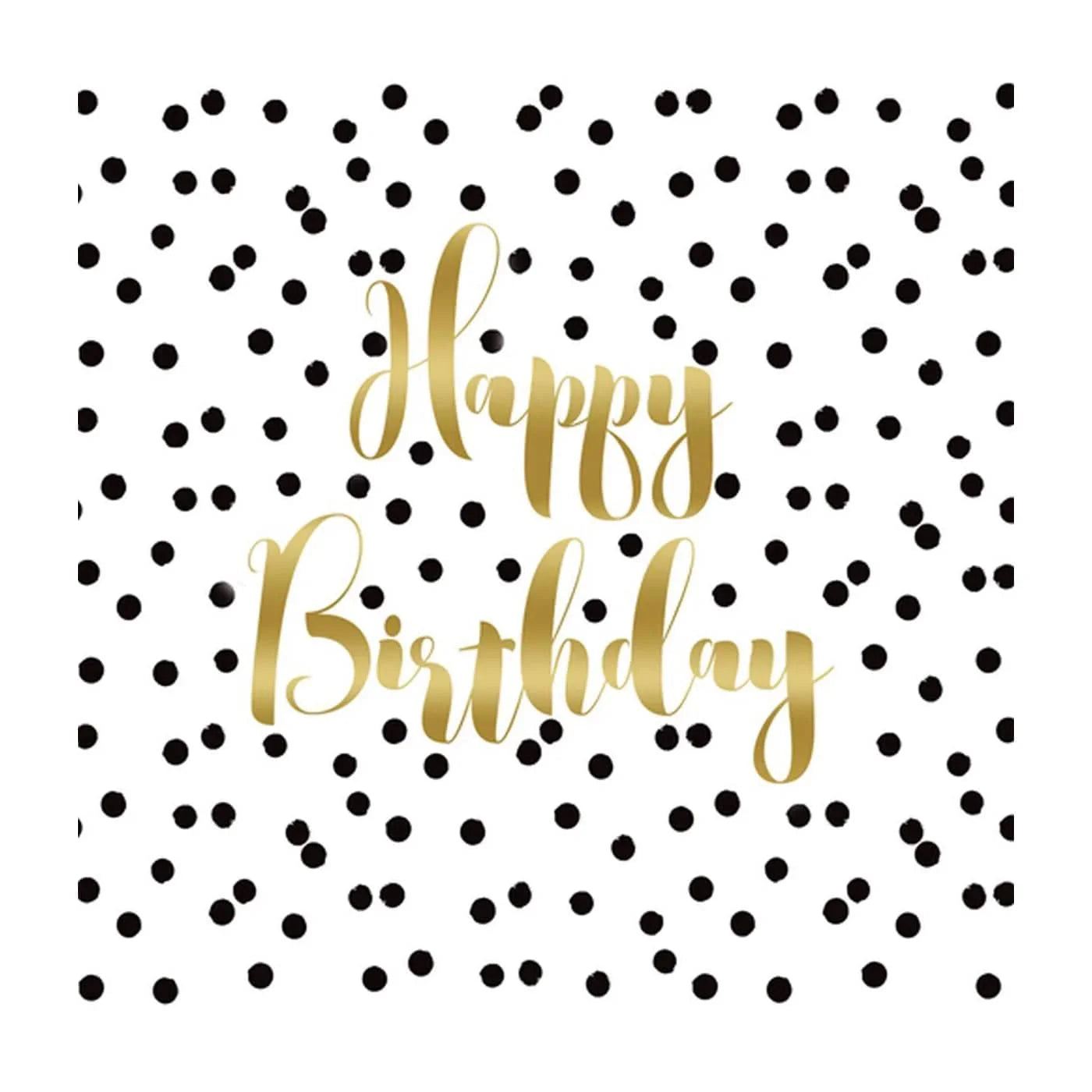 Birthday Confetti Beverage Napkins - Beverage Napkins