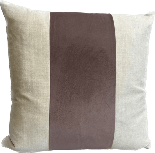 Brooklyn Bisque/Rose Linen Velvet Pillow - Pillows
