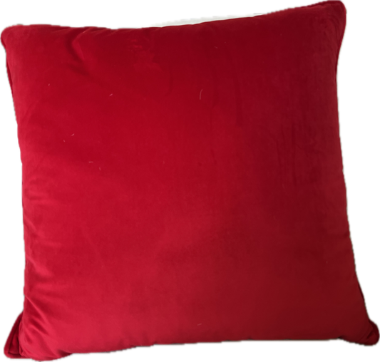 Candy Red Velvet Pillow - Pillows