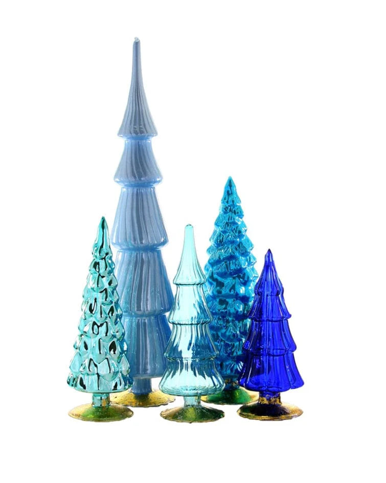 Glass Hue Trees - Blue