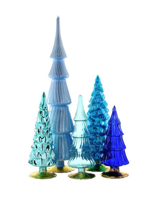 Glass Hue Trees - Blue